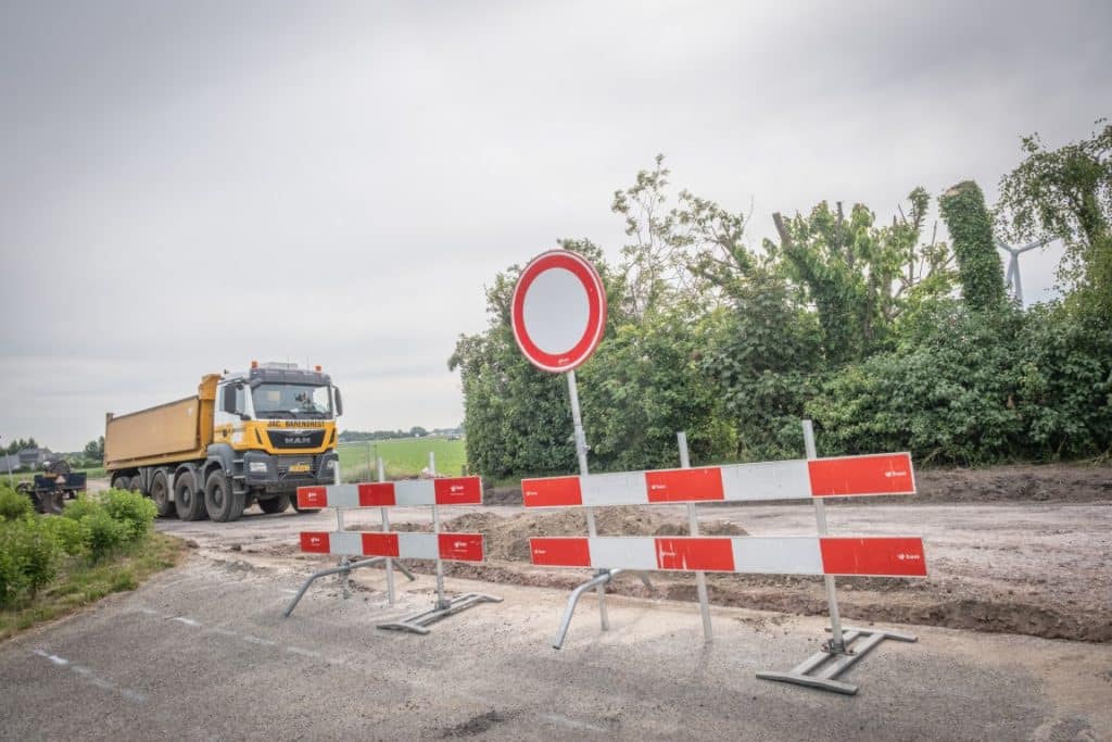 Afgebrande Hoef afgesloten voor werkzaamheden