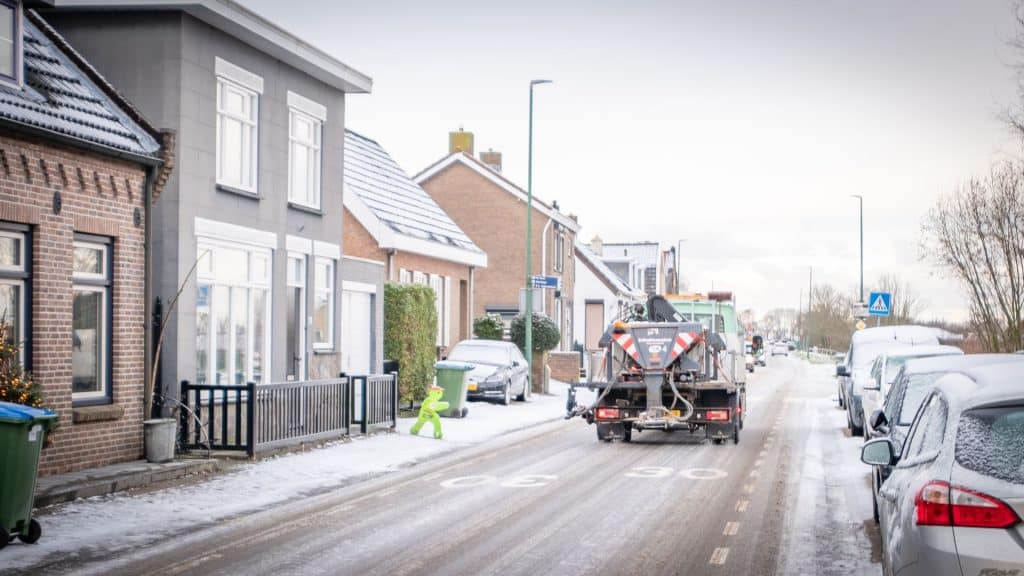 Actuele informatie afvalinzameling door sneeuwval